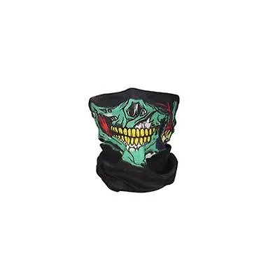 2Pcs red Multifunctional outdoor seamless windproof sunscreen collar, riding mask AZ10967