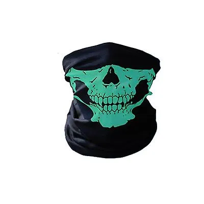 2Pcs red Multifunctional outdoor seamless windproof sunscreen collar, riding mask AZ10967