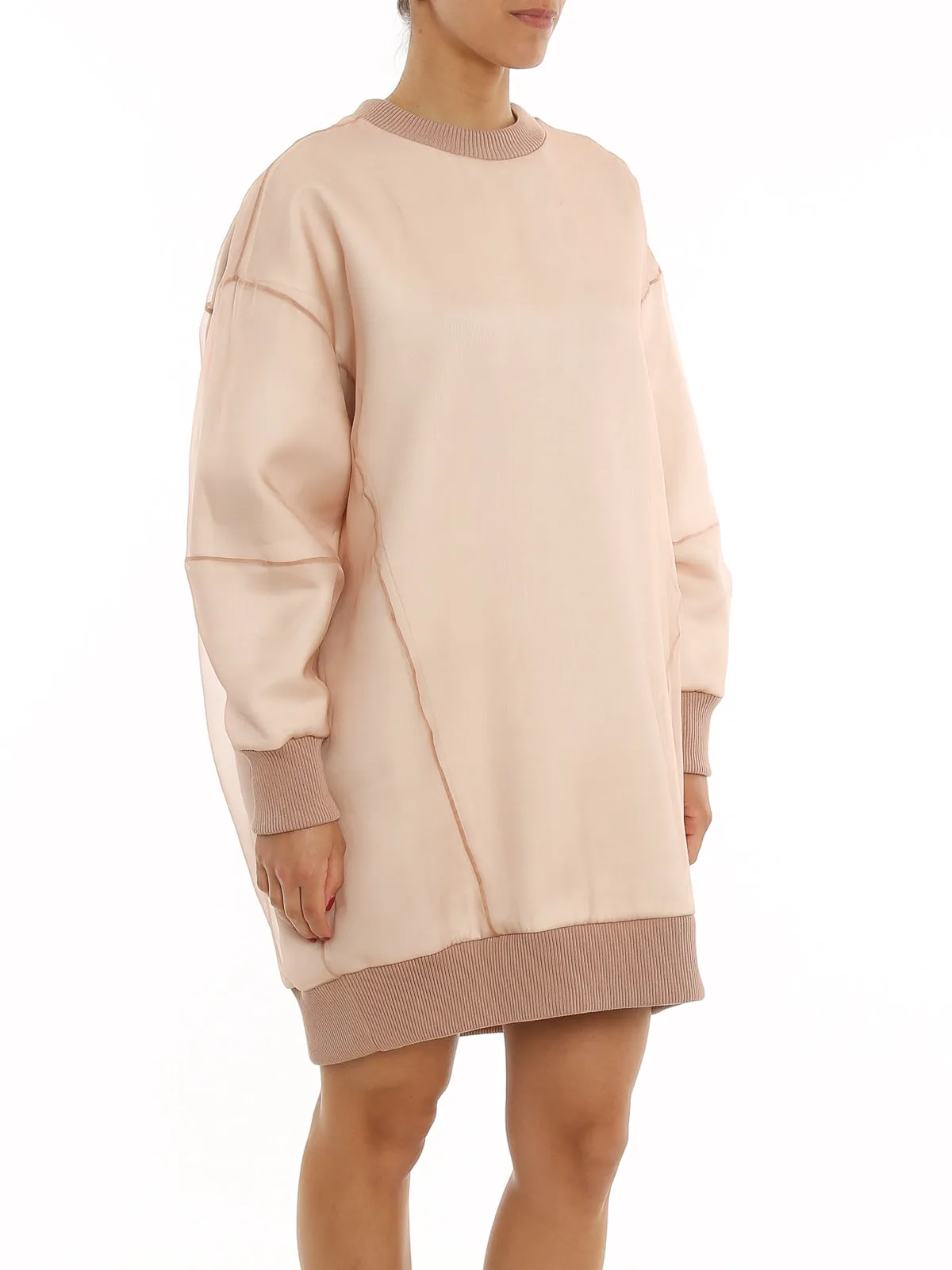 Alexander McQueen Long-Sleeved Crewneck Jumper Dress