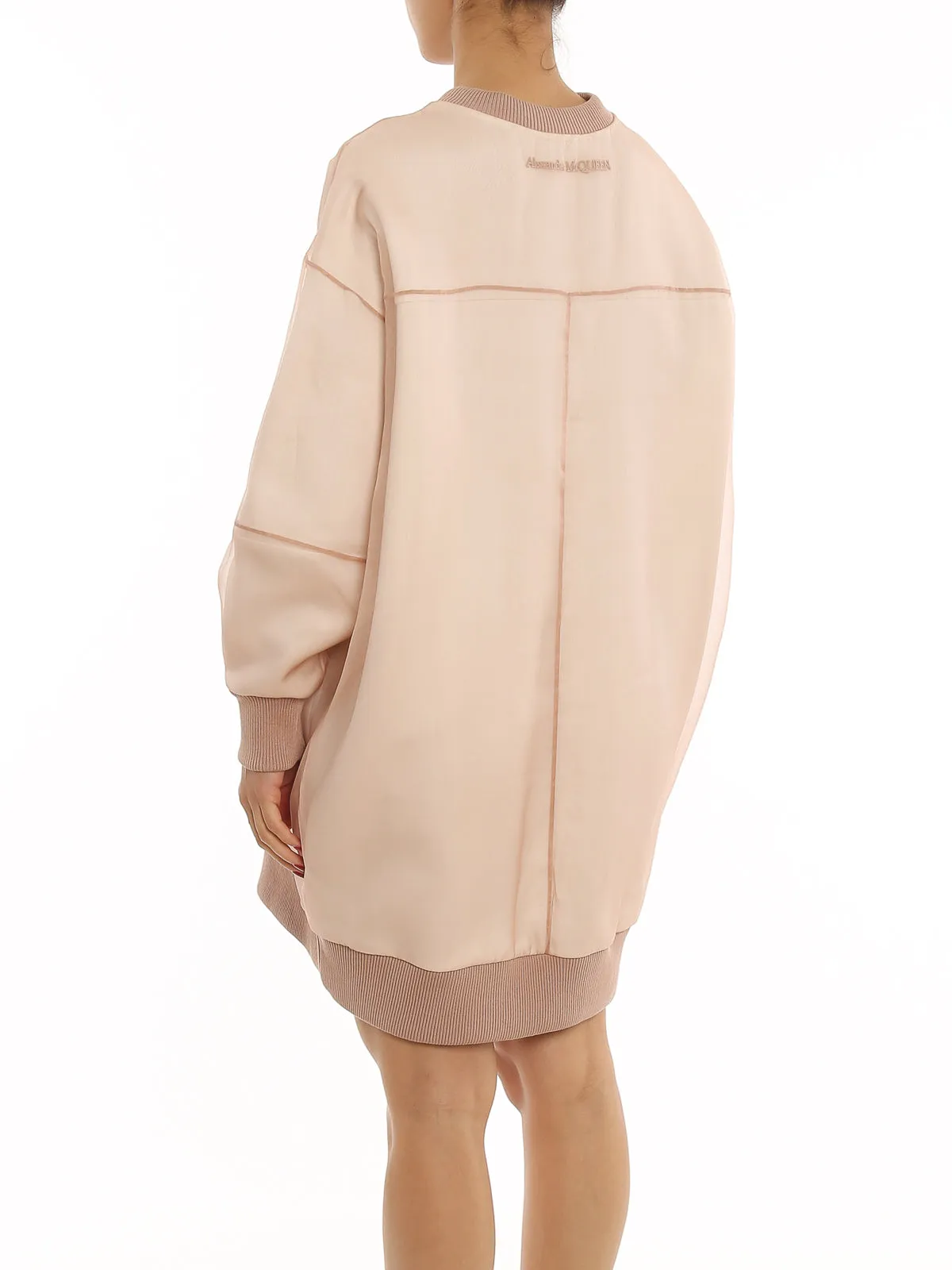 Alexander McQueen Long-Sleeved Crewneck Jumper Dress