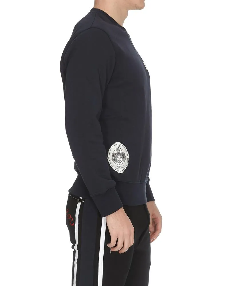 Alexander McQueen Patch Detail Crewneck Jumper