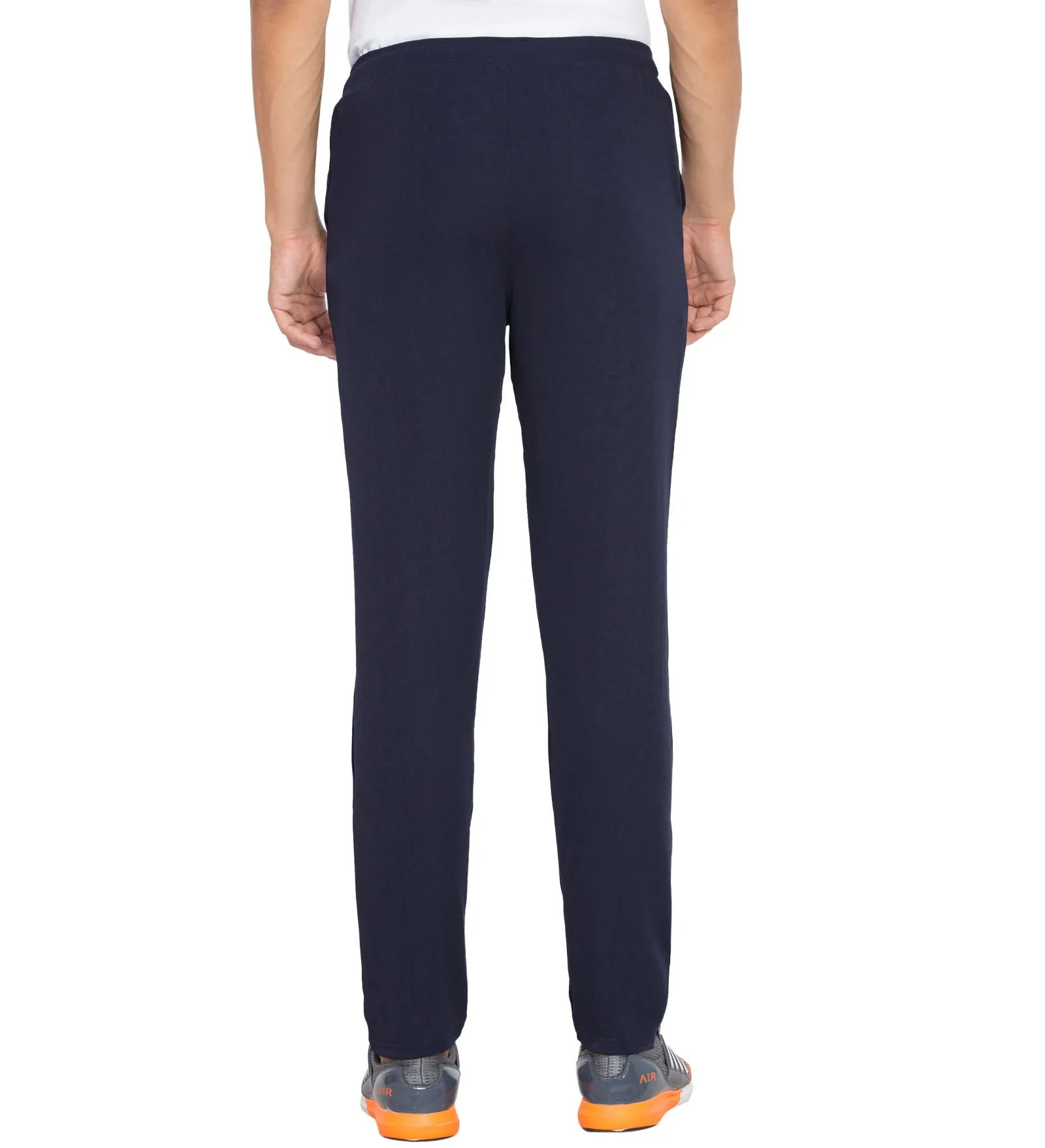 American-Elm Men's Printed Navy Blue Dri Fit Tights, Trackpants for Yoga, Gym and Active Sports Fitness