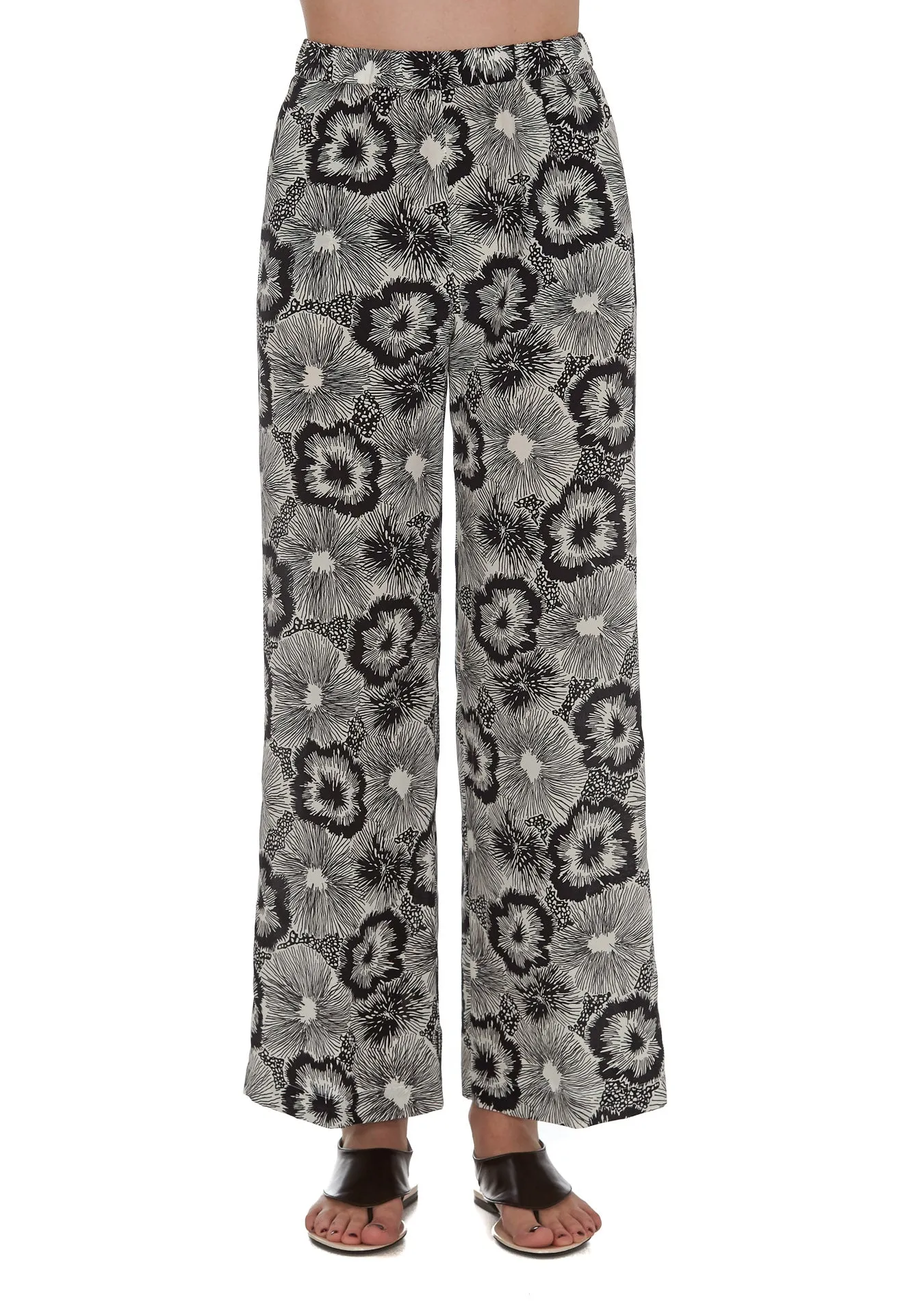 Apesi Printed Flared Pants