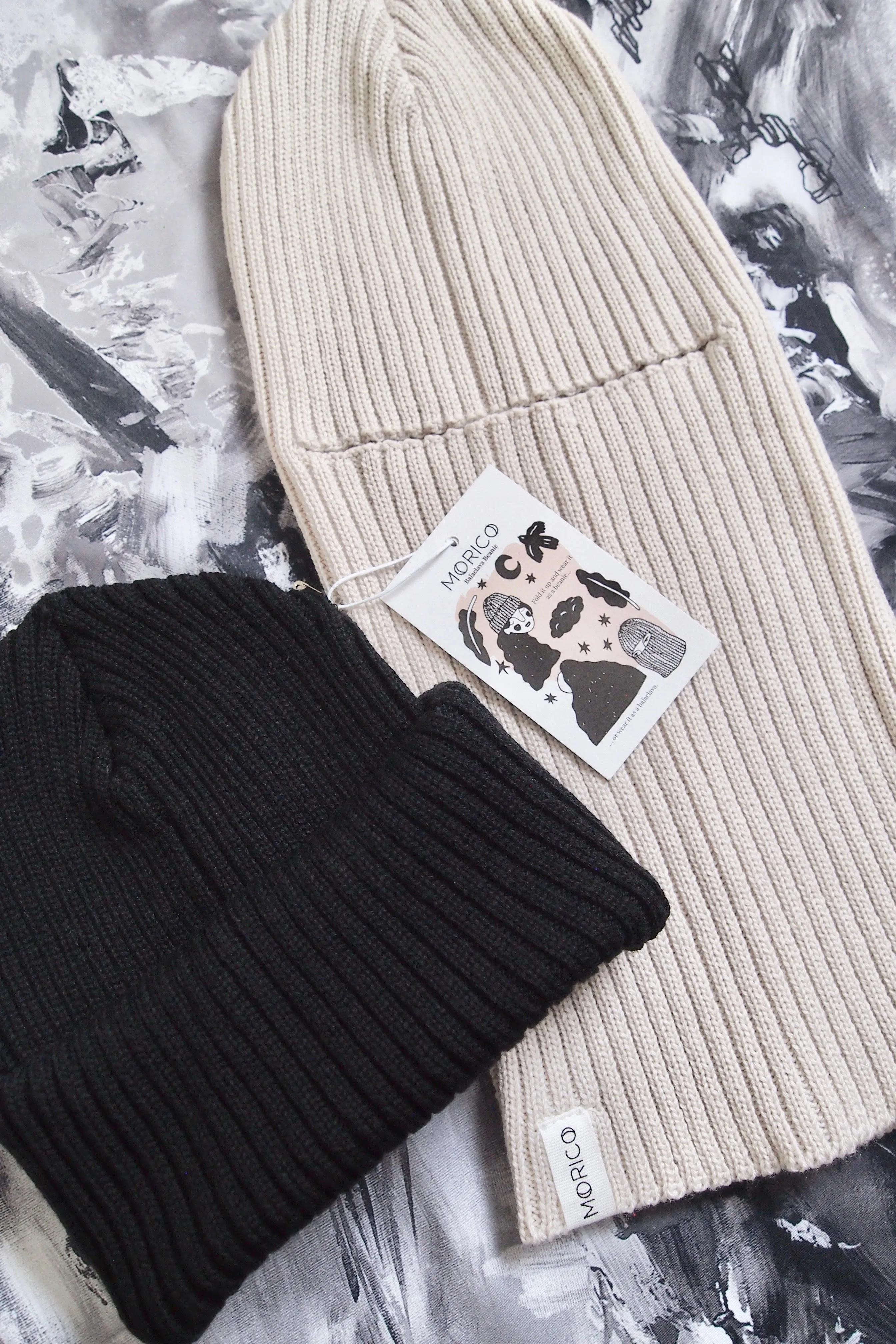 Balaclava Beanie Creamy