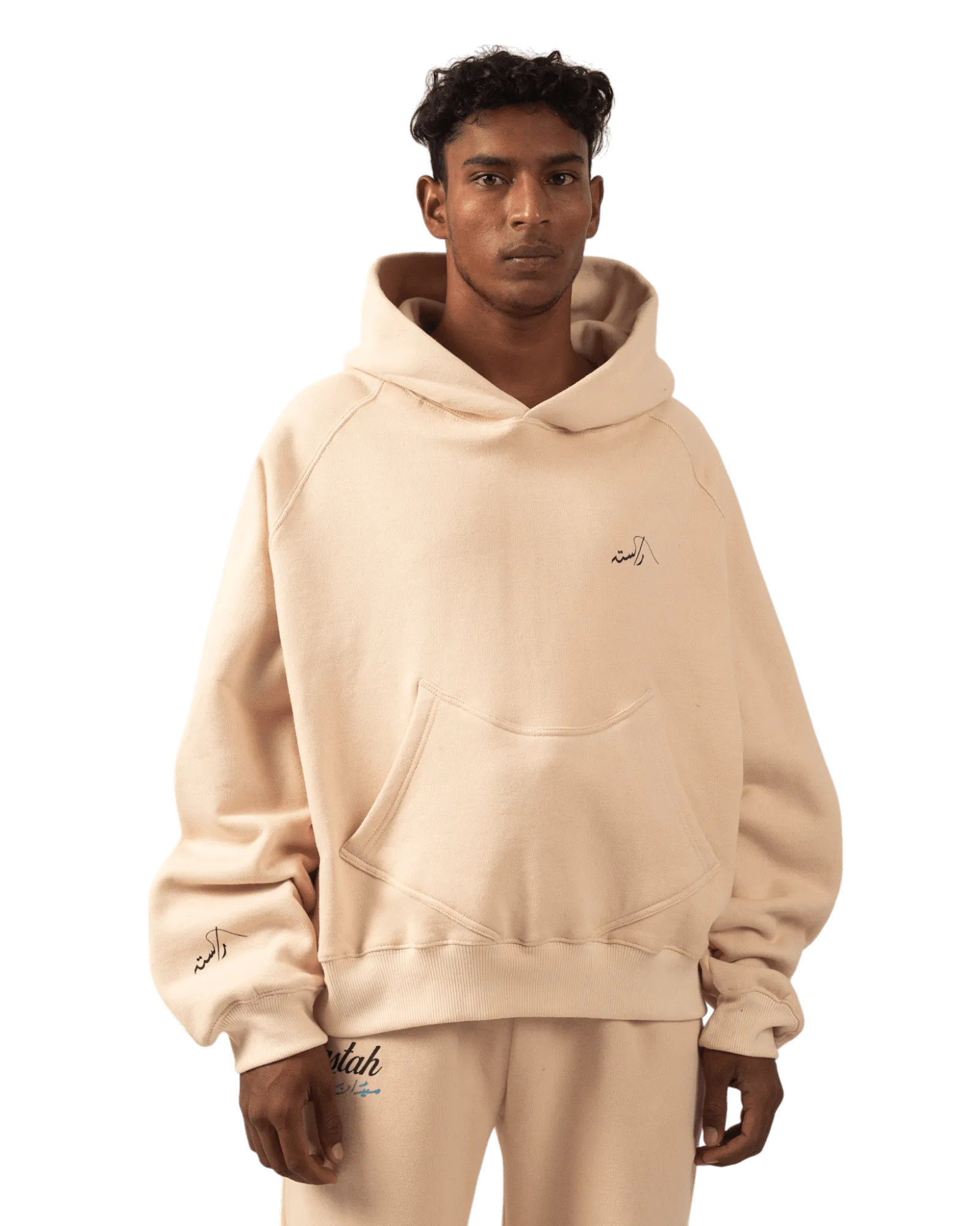BEIGE MADE IN PAK HOODIE (V4)