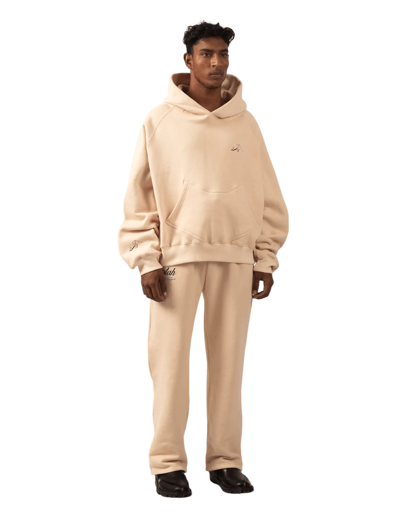 BEIGE MADE IN PAK HOODIE (V4)