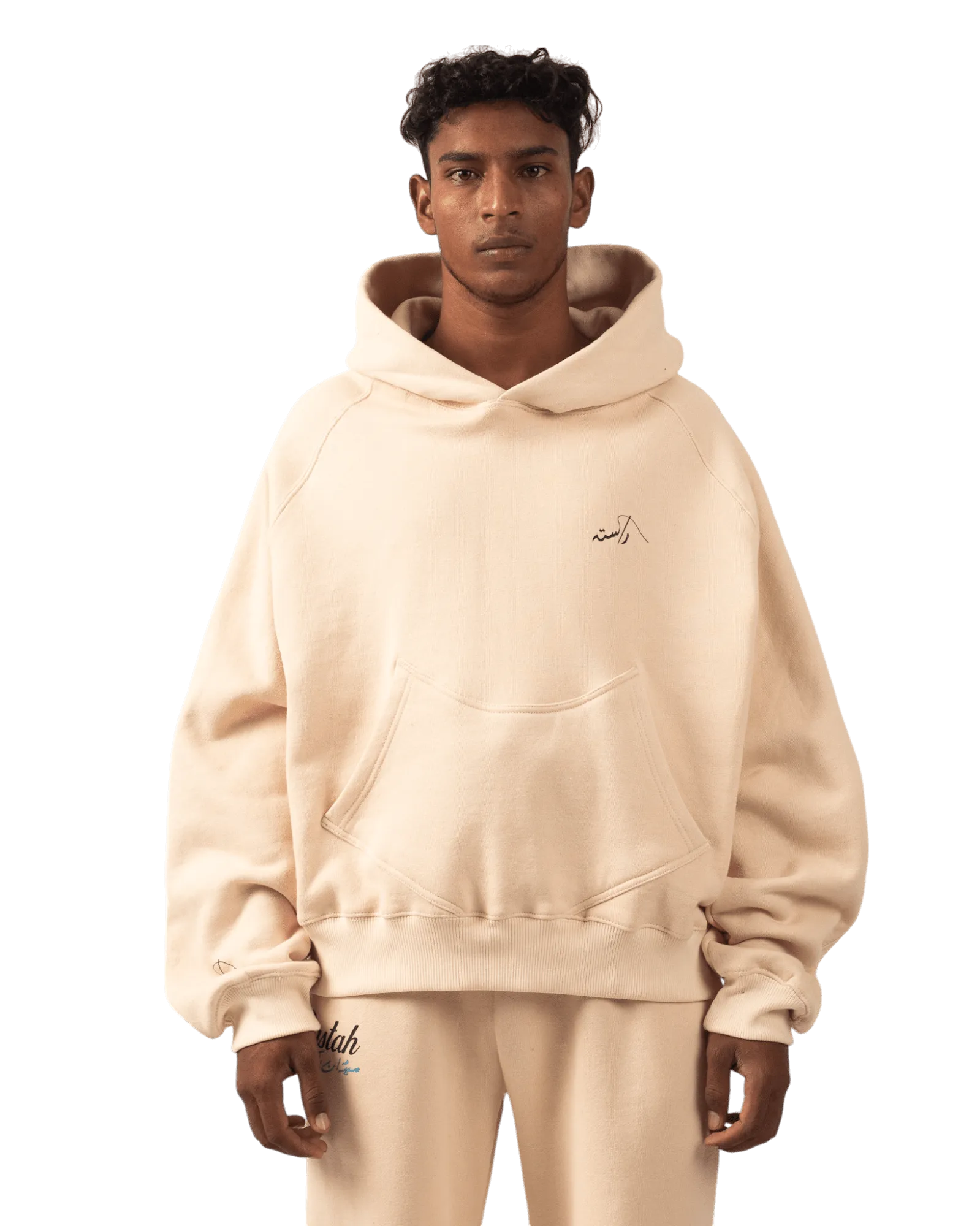 BEIGE MADE IN PAK HOODIE (V4)