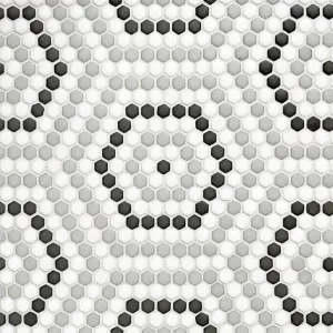 Belfort Classic, Hexagon Mosaic - Glass Tile