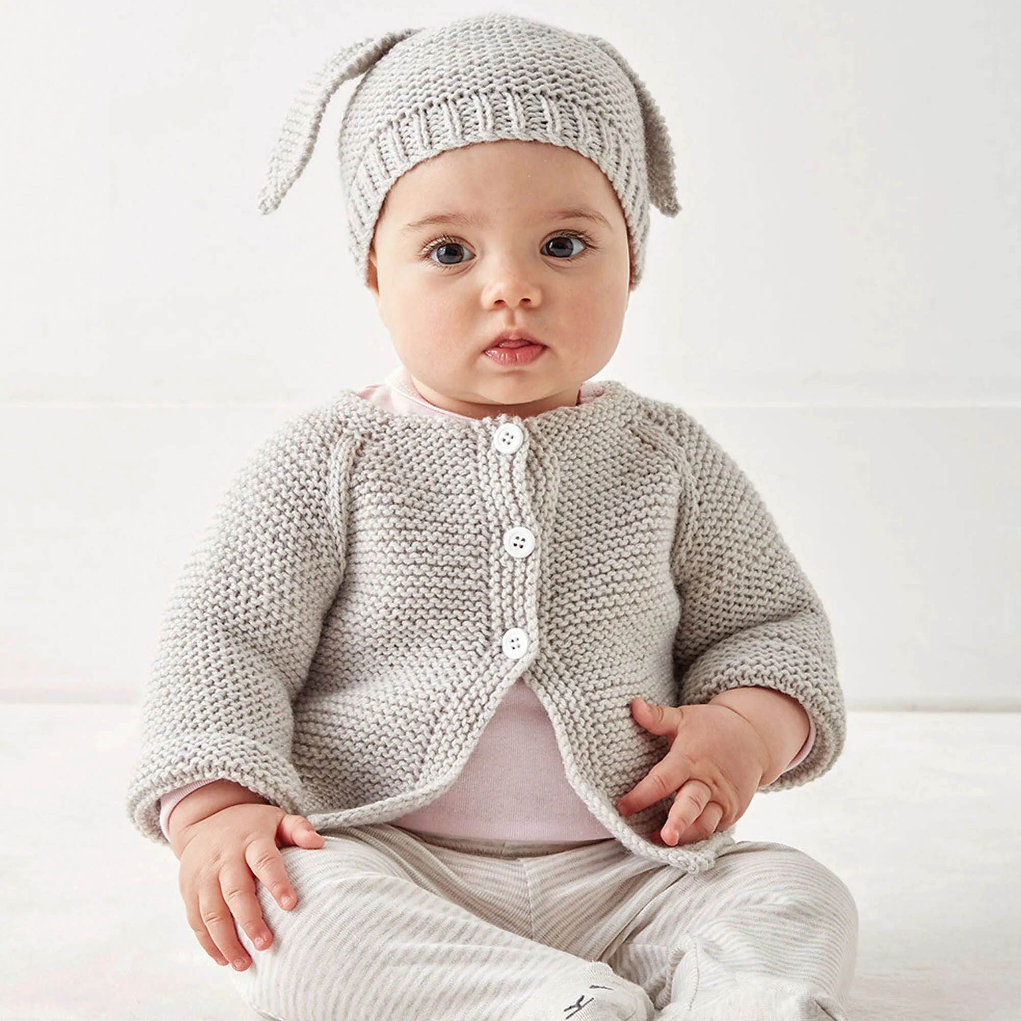 Bernat Knit Baby Jacket Set