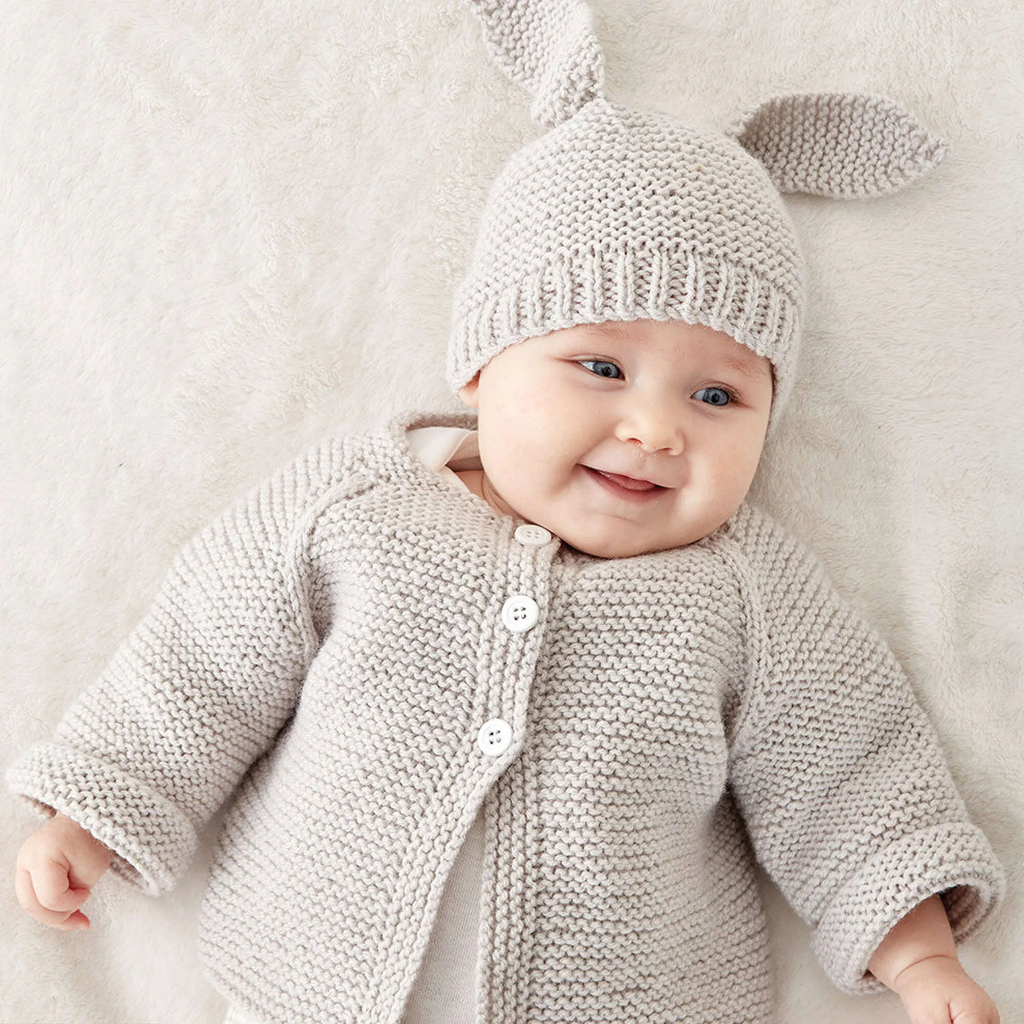 Bernat Knit Baby Jacket Set