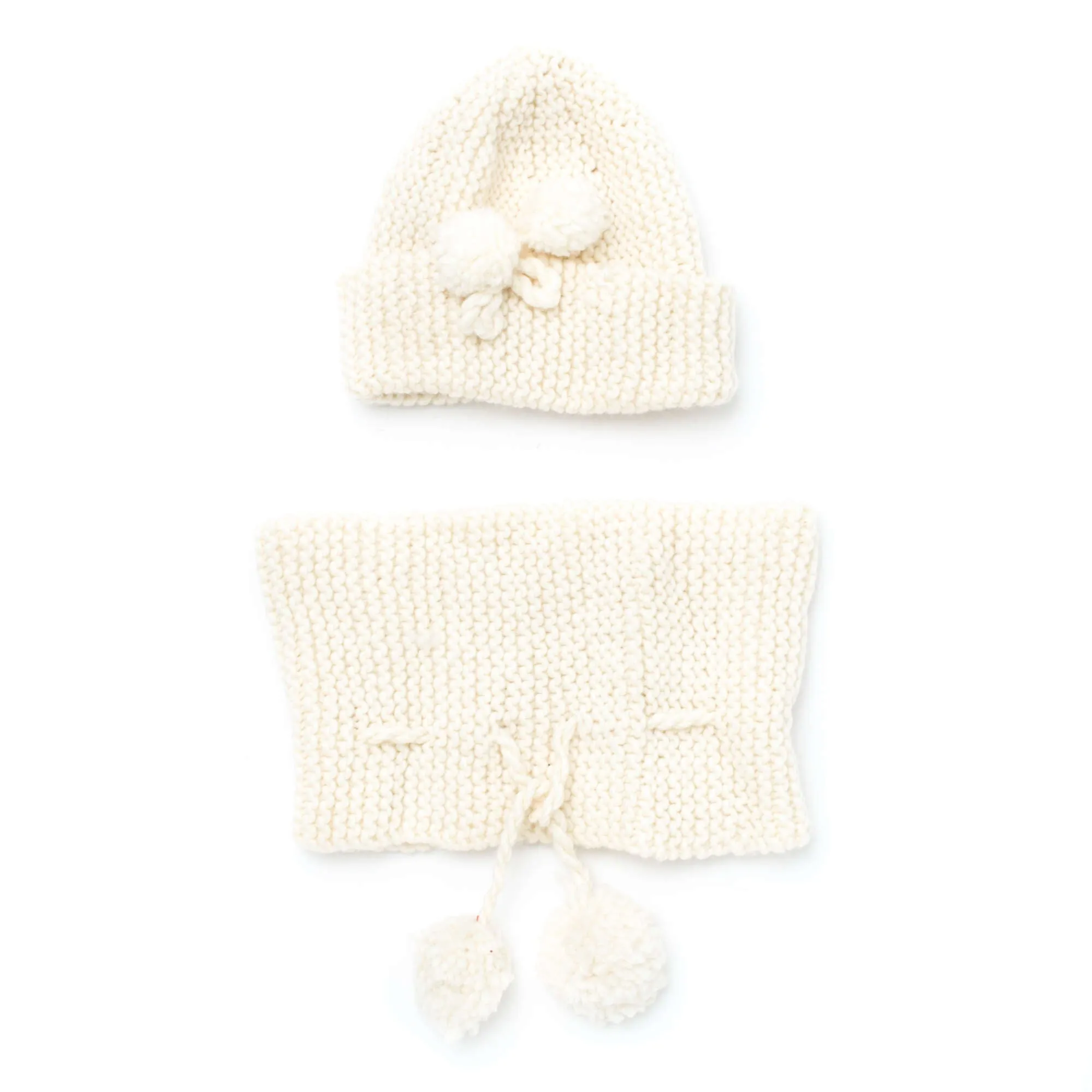 Bernat Knit Cowl And Hat Set