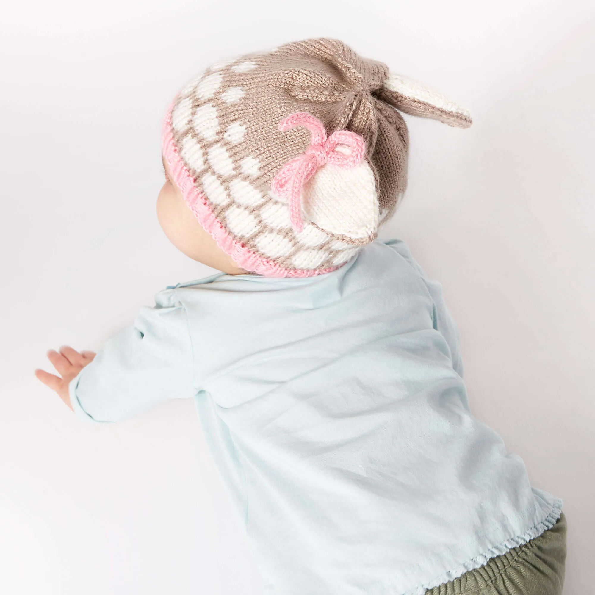 Bernat Knit Speckled Fawn Hat