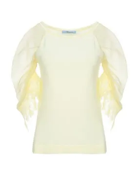 Blumarine Women Jumper Light yellow 10 UK