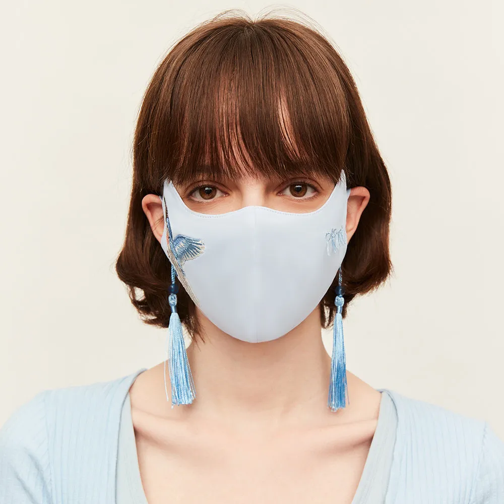 Breathable Sunscreen Face Mask UPF50  Hanfu Accessories