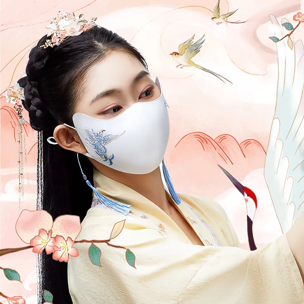 Breathable Sunscreen Face Mask UPF50  Hanfu Accessories