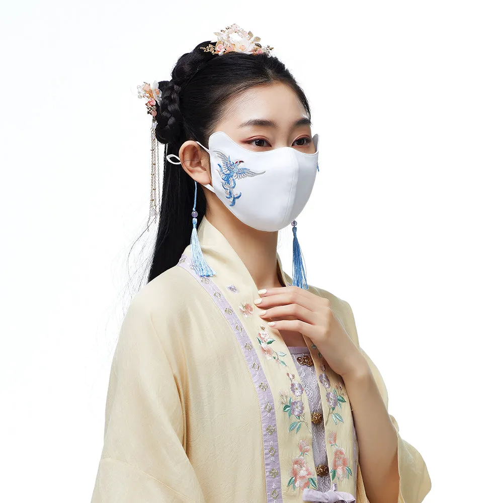 Breathable Sunscreen Face Mask UPF50  Hanfu Accessories