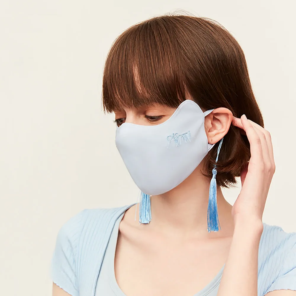 Breathable Sunscreen Face Mask UPF50  Hanfu Accessories
