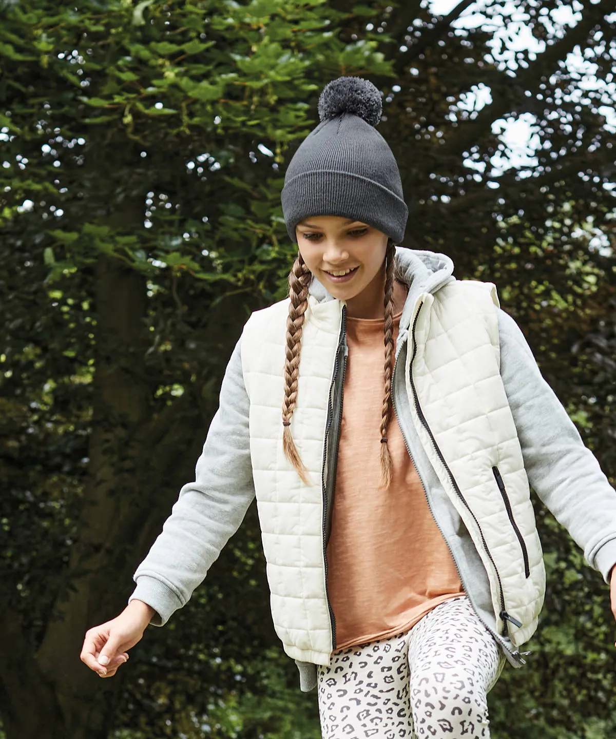 Bright Royal - Junior original pom pom beanie