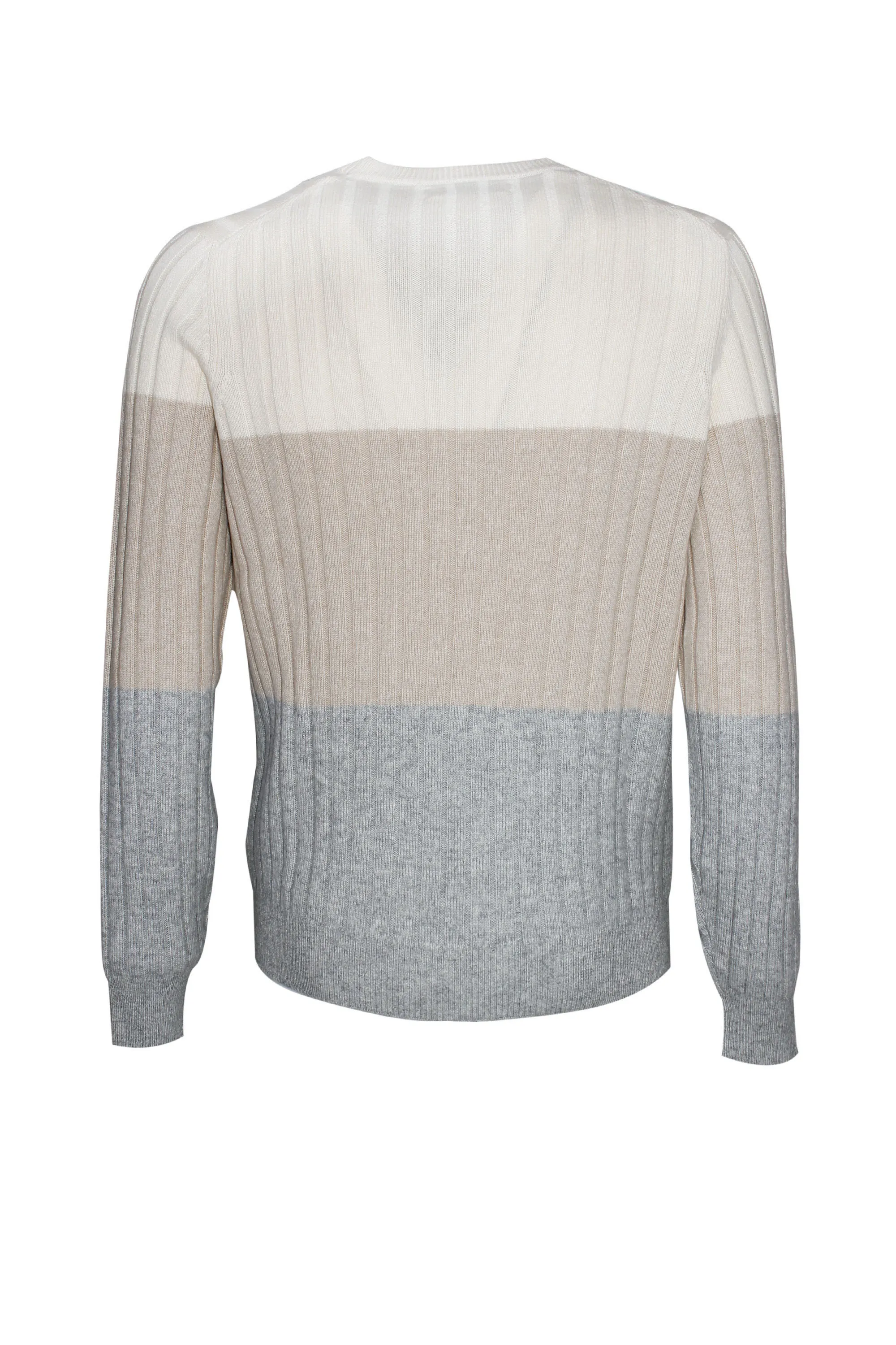Brunello Cucinelli Colour-Blocked Crewneck Jumper