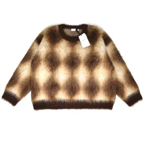 Celine - Fuzzy Mohair Heavy Knit Boxy Sweater