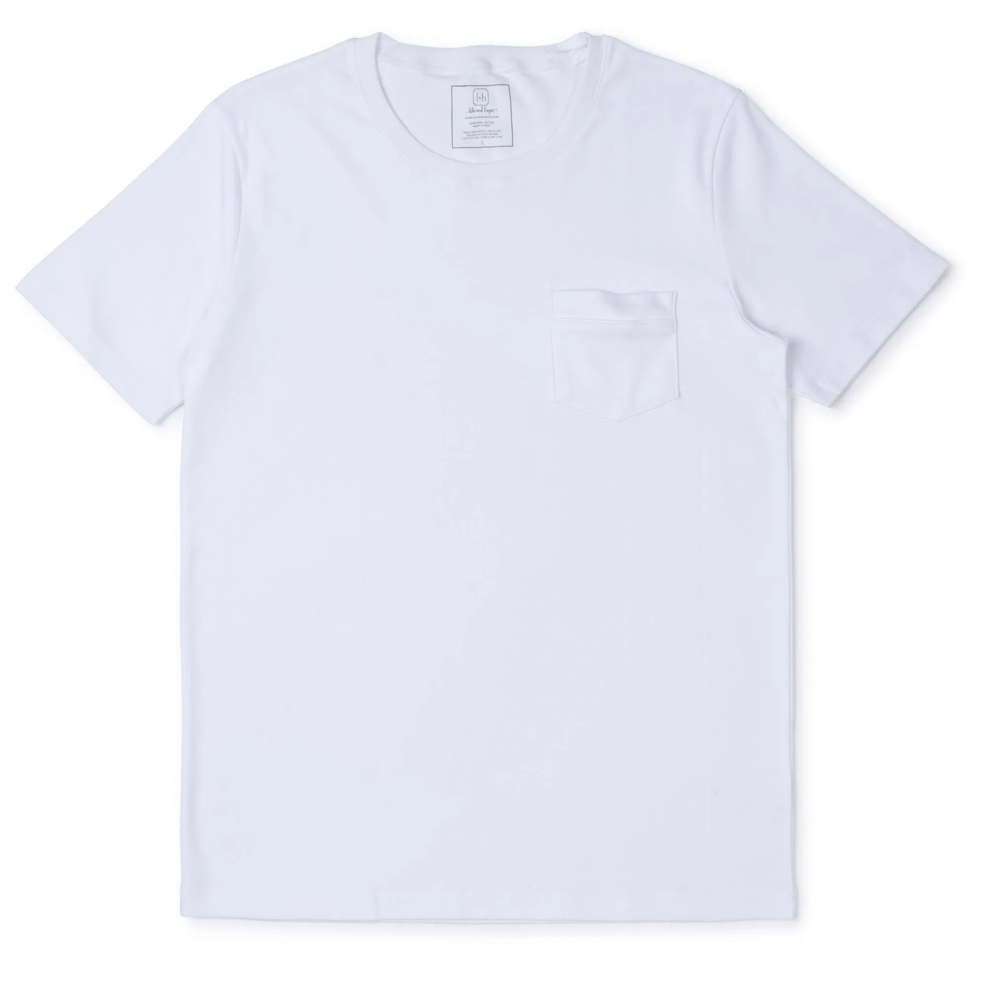 Charles Pima Cotton Pocket Tee for Men