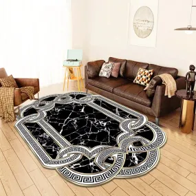 Charlotte Luxury Modetrn Ornament Carpet Non-Slip Floor Mat Rug Carpe