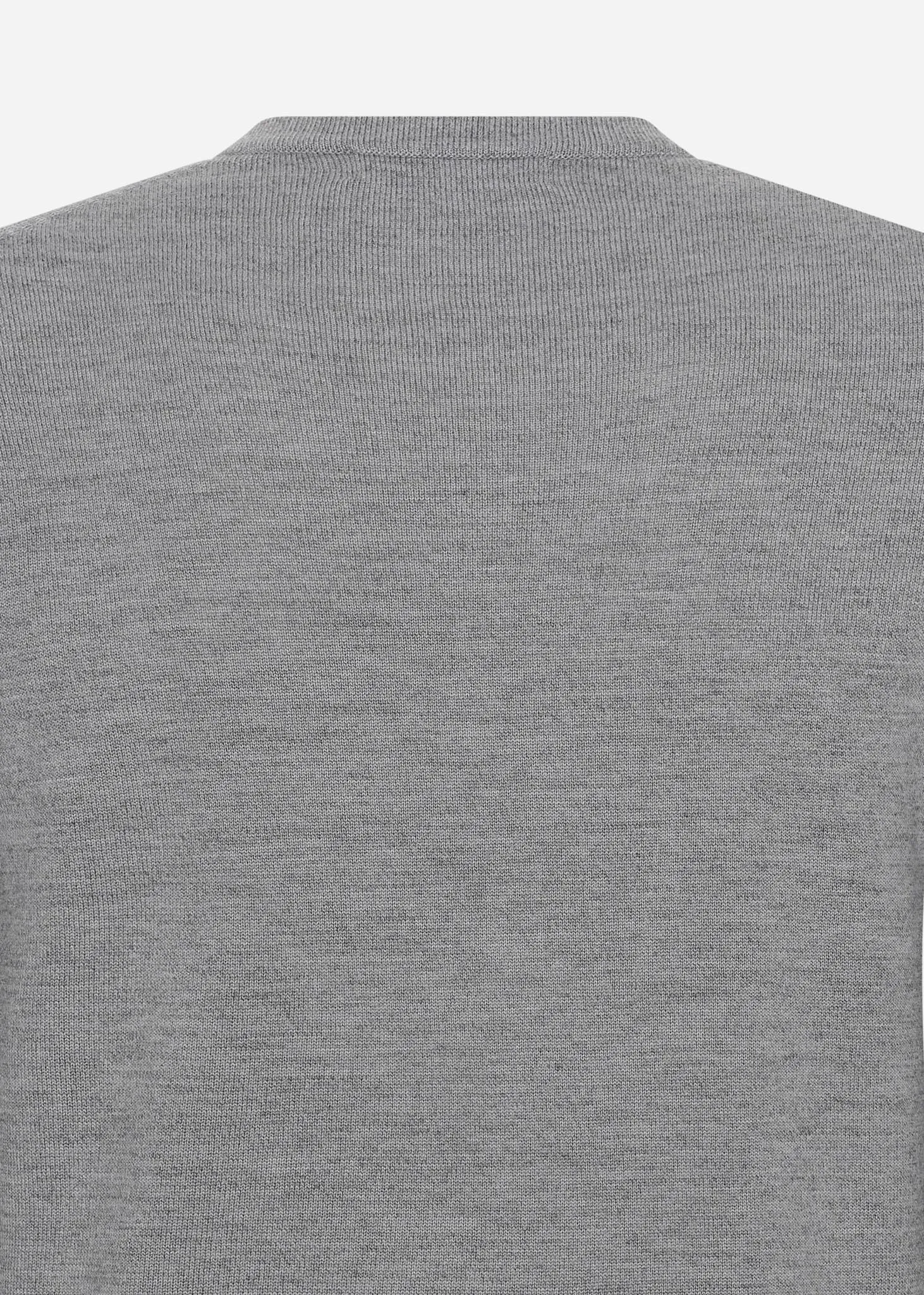 Classic crew neck jumper - grey marl