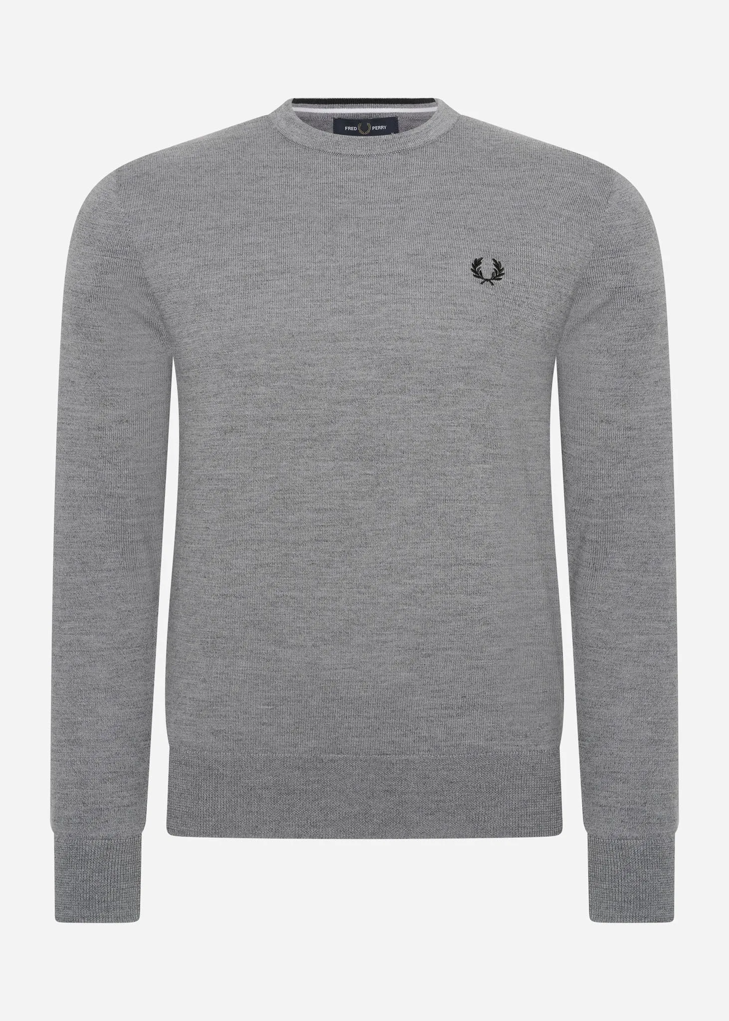 Classic crew neck jumper - grey marl