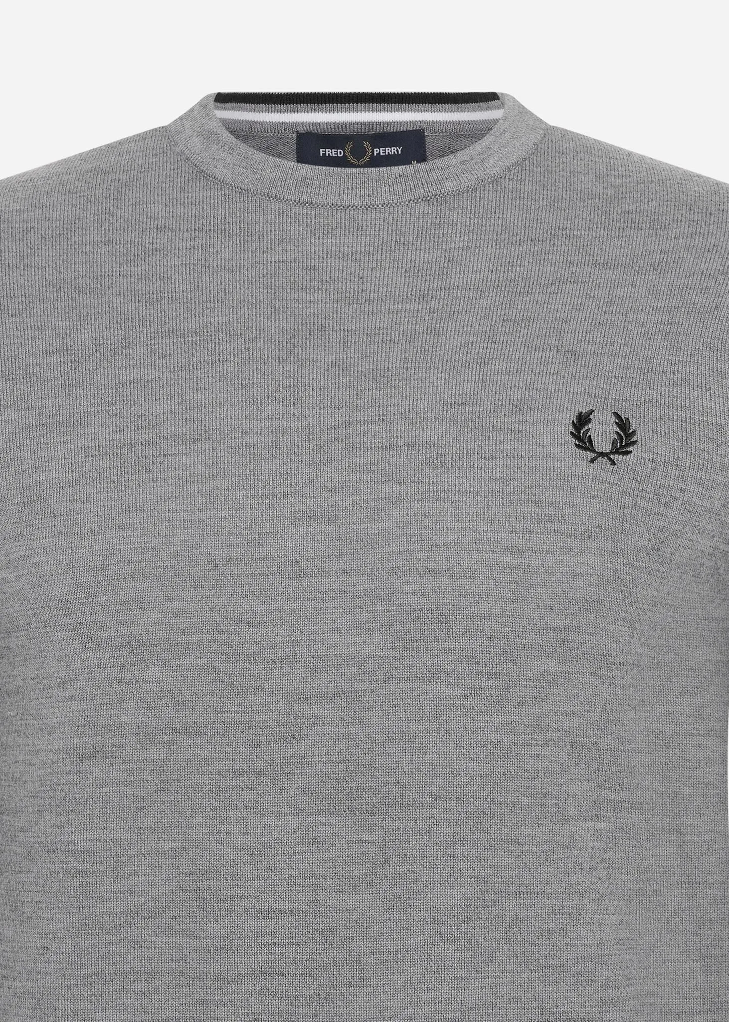 Classic crew neck jumper - grey marl