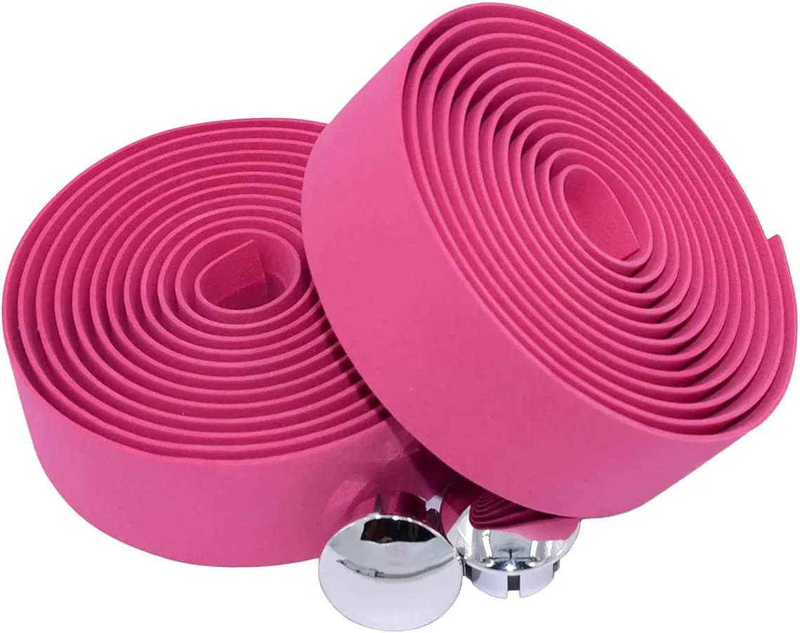 Classic Pink Handlebar Cork Tape Bar Wrap -Live4Bikes
