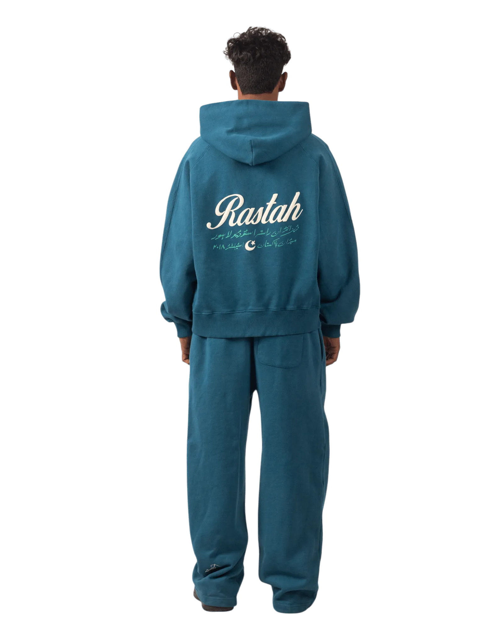 DARK CYAN MADE IN PAK HOODIE (V4)