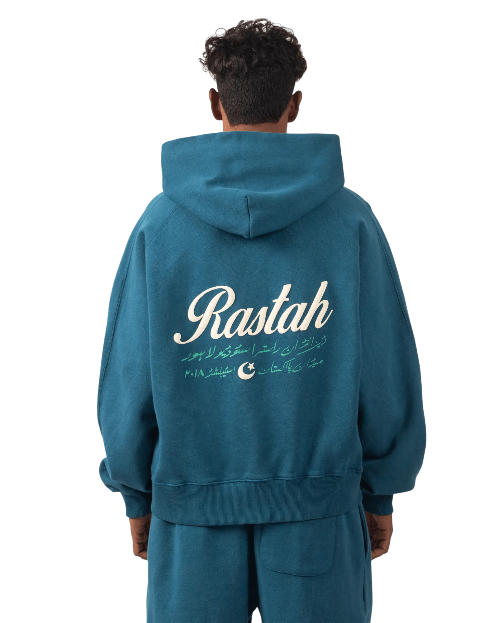DARK CYAN MADE IN PAK HOODIE (V4)
