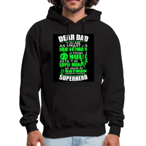 Dear Dad Superhero Men's Hoodie