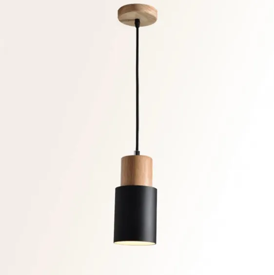 Designer Nordic Wooden Base Hanging Light