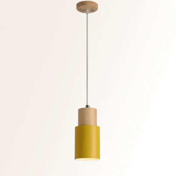Designer Nordic Wooden Base Hanging Light