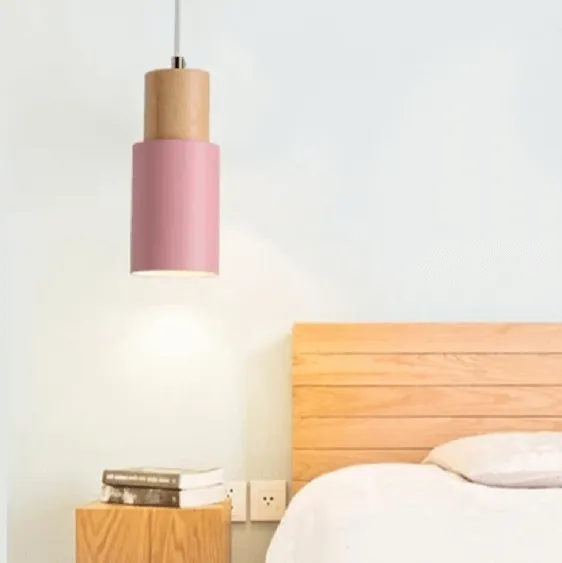 Designer Nordic Wooden Base Hanging Light