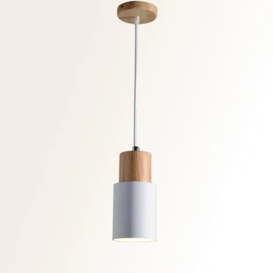 Designer Nordic Wooden Base Hanging Light