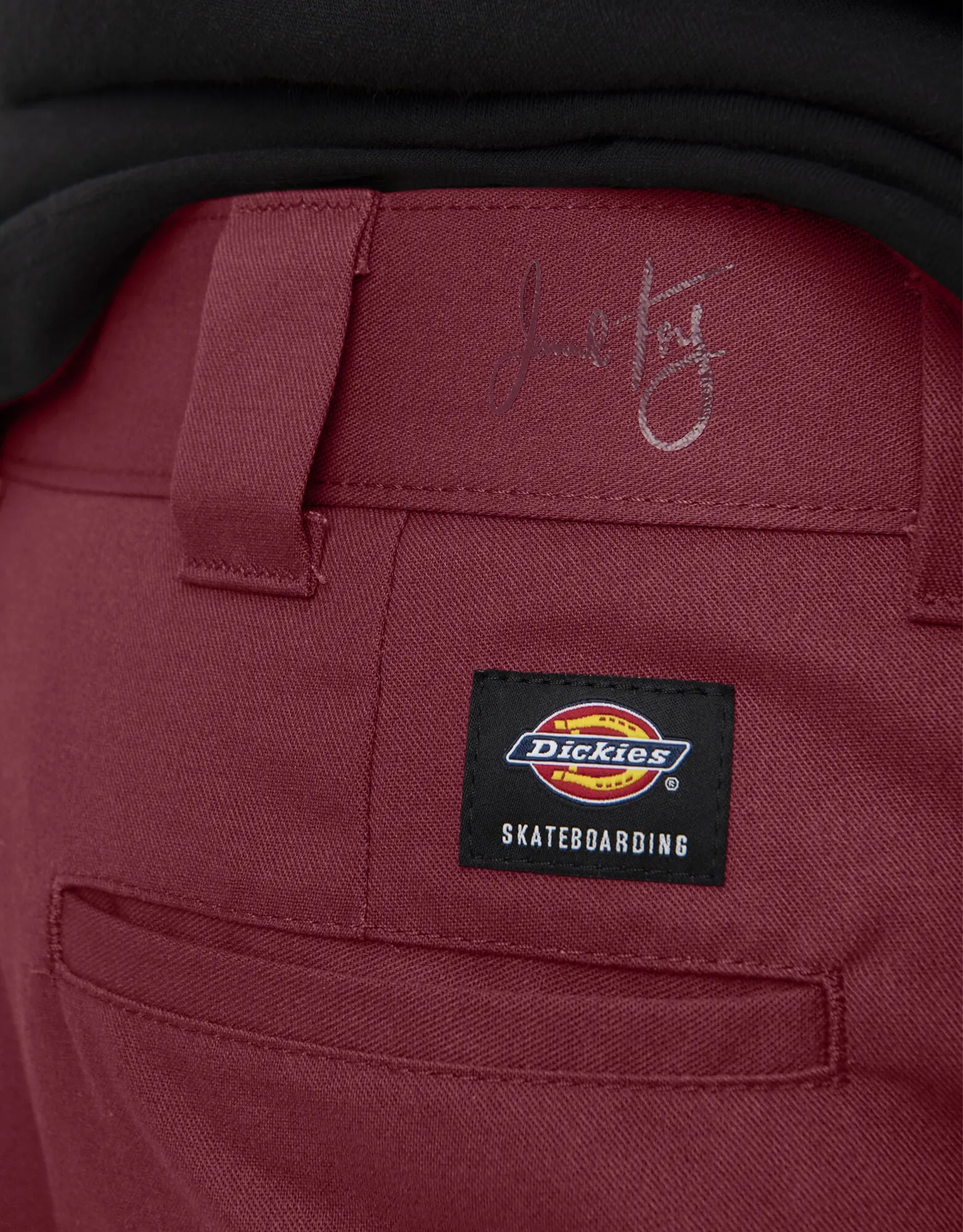 Dickies Jamie Foy Signature Loose Fit Straight Leg Pants Cordovan