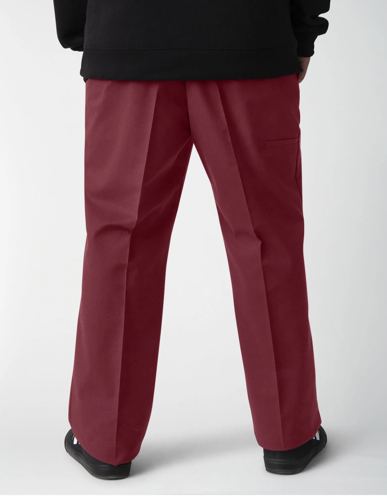 Dickies Jamie Foy Signature Loose Fit Straight Leg Pants Cordovan