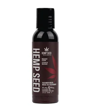 Earthly Body Hemp Seed Massage Lotion - Kashmir Musk 2oz