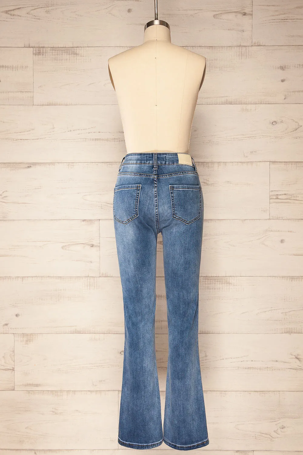 Eggjestolen | High-Waisted Flared Leg Jeans
