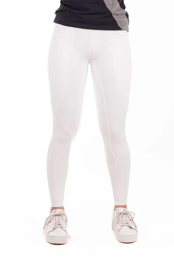 Equestrian Collection - EQ101 White Compression Breeches