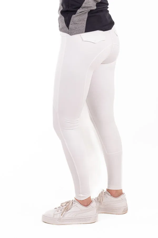 Equestrian Collection - EQ101 White Compression Breeches
