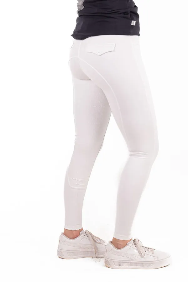 Equestrian Collection - EQ101 White Compression Breeches