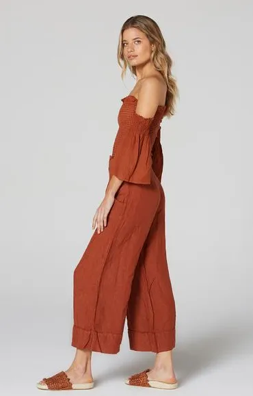 Estilo Emporio Tropez Pant - Rust