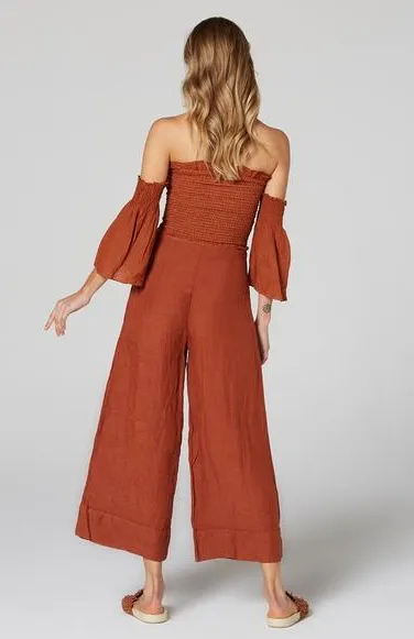 Estilo Emporio Tropez Pant - Rust