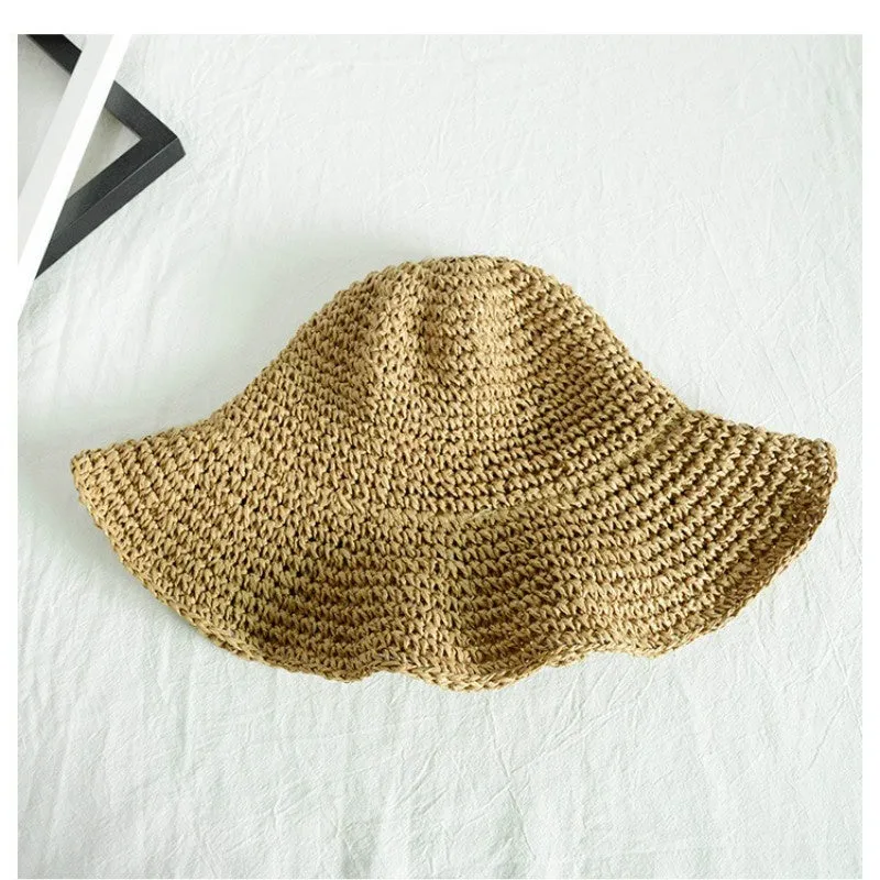 Folding Straw Hat for women