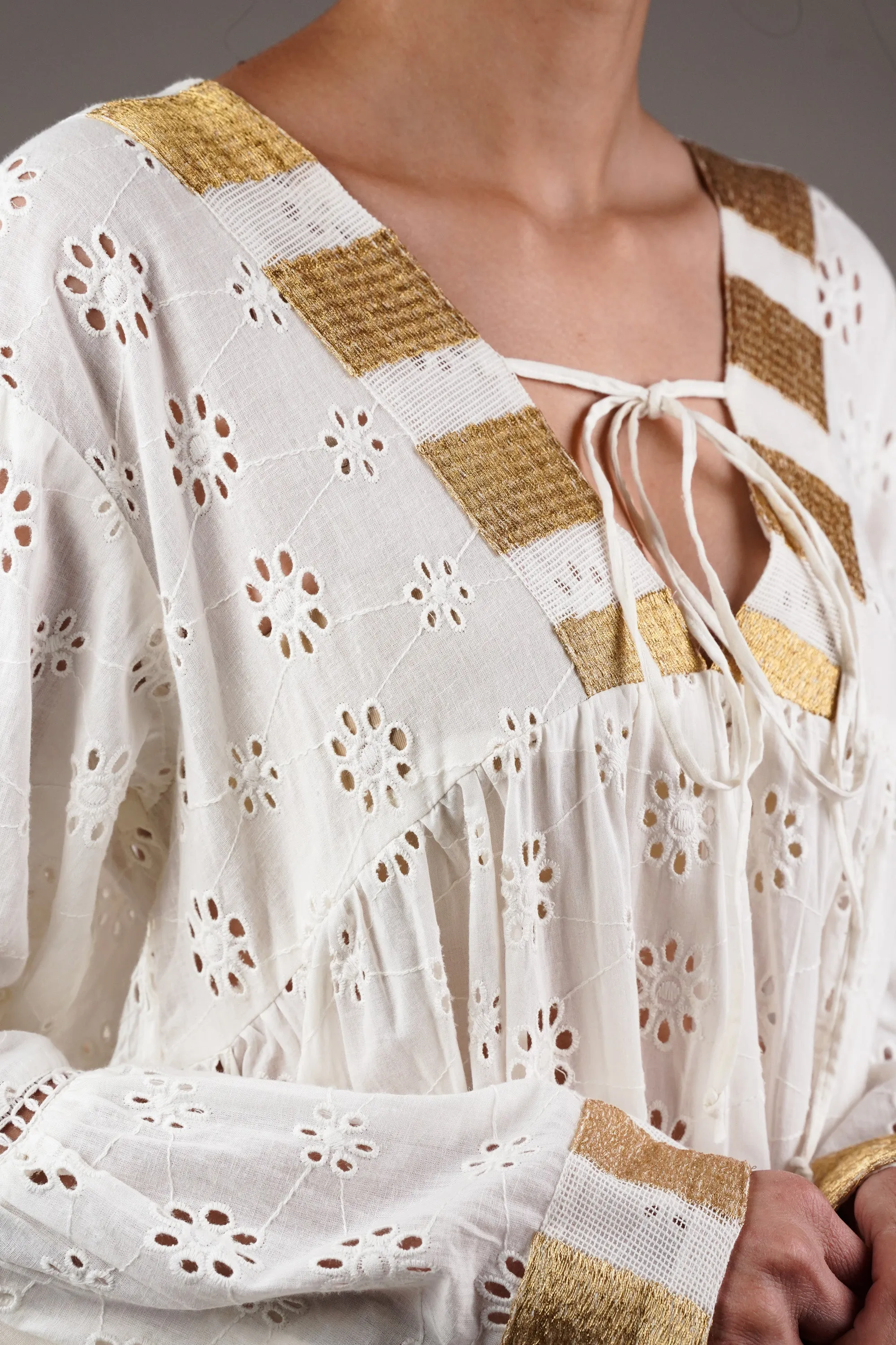 Frost White Tunic Dress