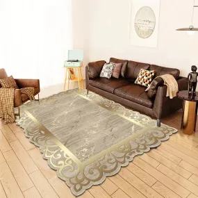 Grace Luxury Modetrn Ornament Carpet Non-Slip Floor Mat Rug Carpe