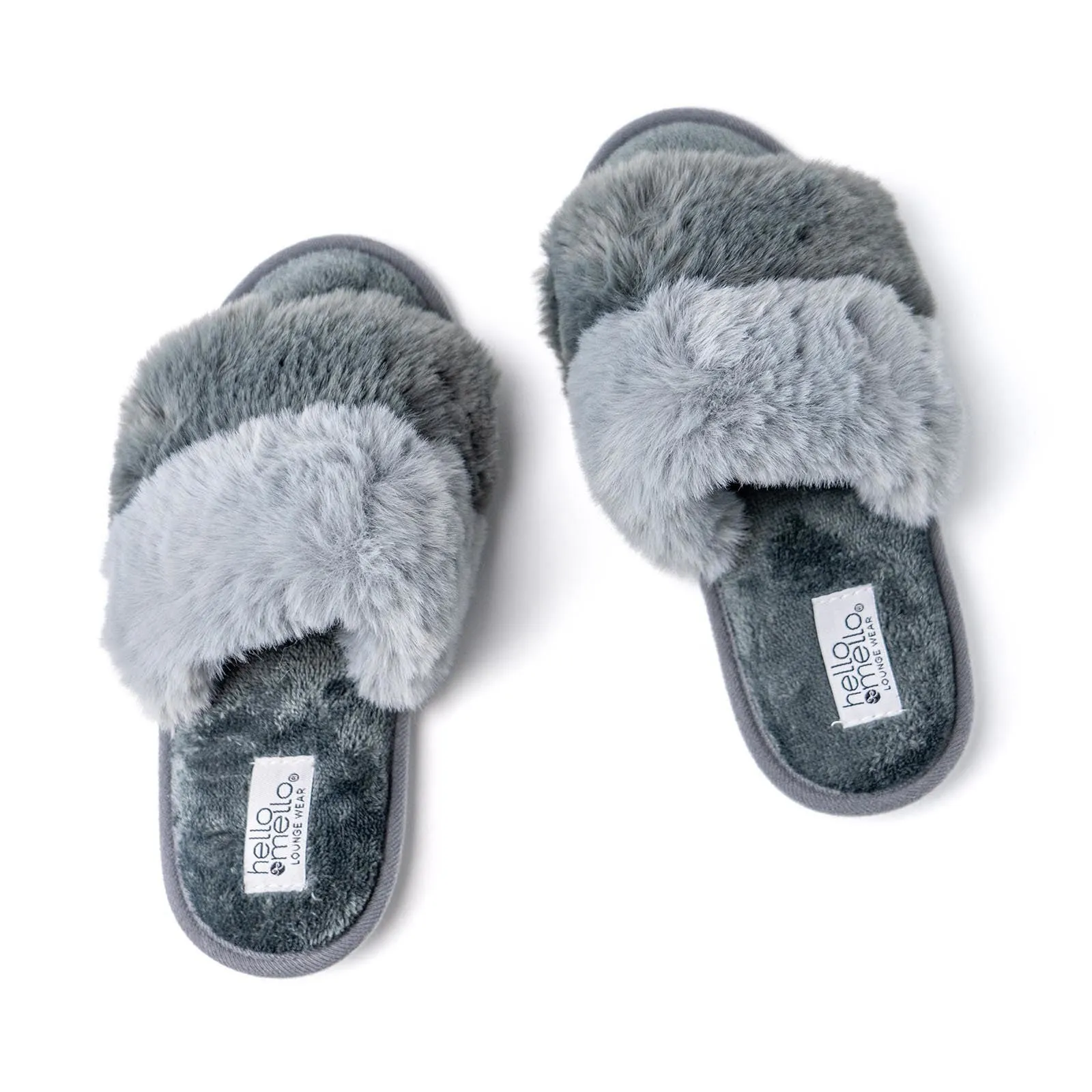 Hello Mello Cotton Candy Puff Slippers- 3 Colors!